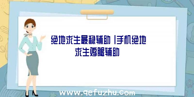 「绝地求生最稳辅助」|手机绝地求生鸡腿辅助